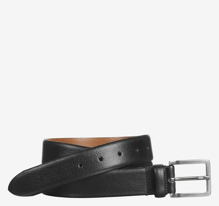 Johnston and Murphy FeatherEdge Dress Belt Black Men Belts