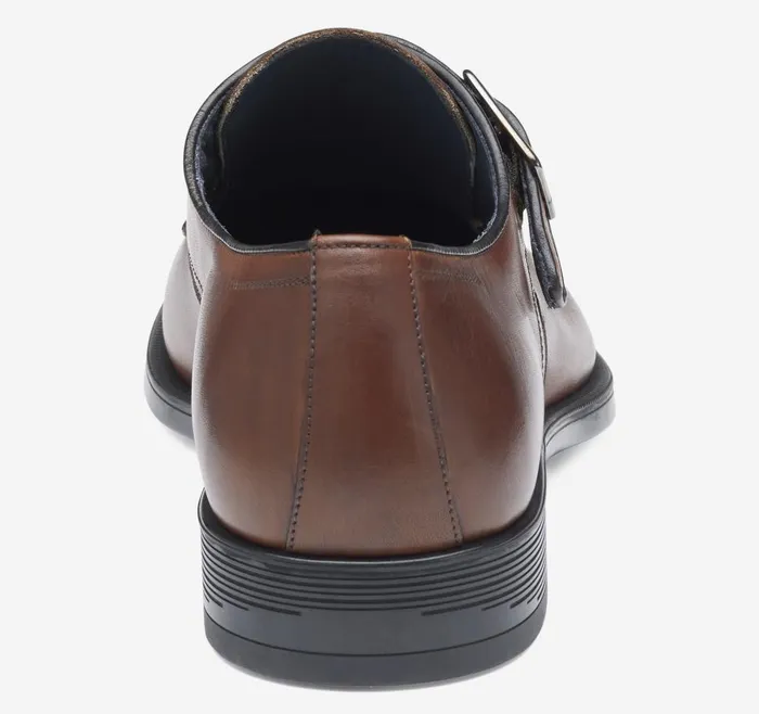 Johnston and Murphy Flynch Monk Strap Tan Italian Calfskin Men SlipOns Johnston and Murphy Flynch Monk Strap Tan Italian Calfskin Men SlipOns
