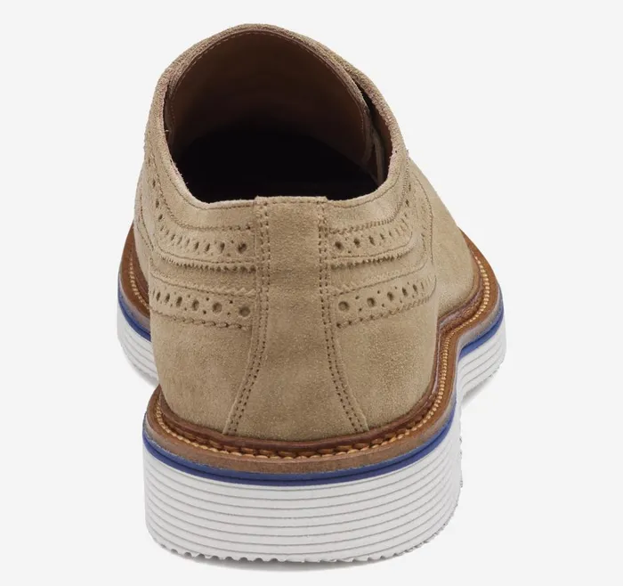 Johnston and Murphy Jenson Longwing Taupe Italian Suede Men LaceUps Johnston and Murphy Jenson Longwing Taupe Italian Suede Men LaceUps