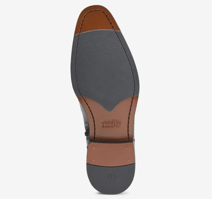 Johnston and Murphy Meade Buckle Boot Black Italian Calfskin Men Boots Johnston and Murphy Meade Buckle Boot Black Italian Calfskin Men Boots