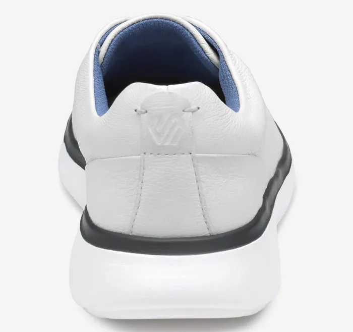 Johnston and Murphy Oasis LaceToToe White Full Grain Men Sneakers