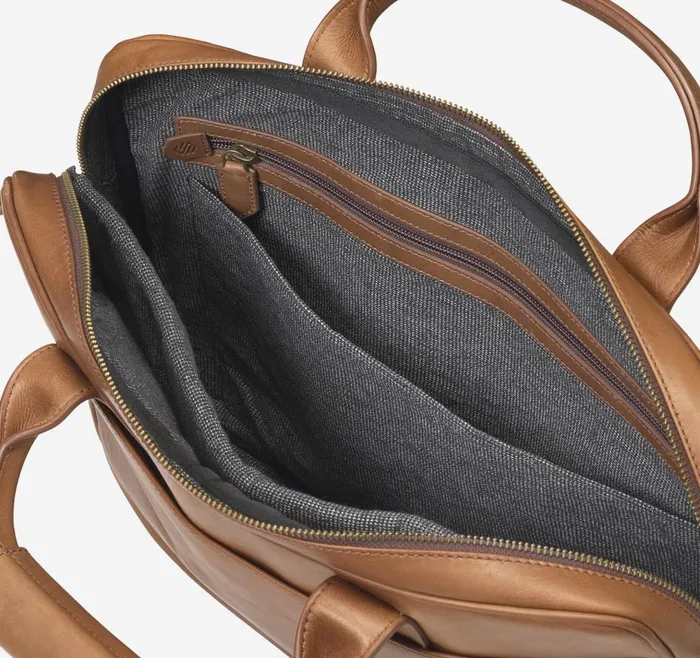 Johnston and Murphy Rhodes Briefcase Tan Full Grain Men Backpacks and Briefcases Johnston and Murphy Rhodes Briefcase Tan Full Grain Men Backpacks and Briefcases