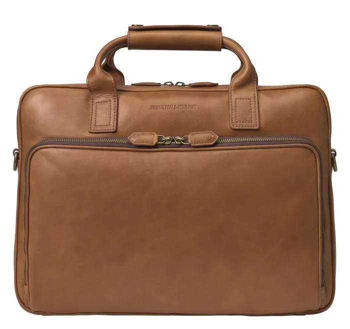 Johnston and Murphy Rhodes Briefcase Tan Full Grain Men Backpacks and Briefcases Johnston and Murphy Rhodes Briefcase Tan Full Grain Men Backpacks and Briefcases
