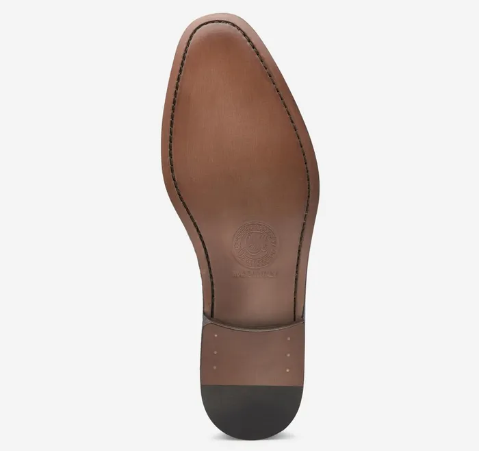Johnston and Murphy Taylor Penny Taupe Italian Suede Men SlipOns Johnston and Murphy Taylor Penny Taupe Italian Suede Men SlipOns