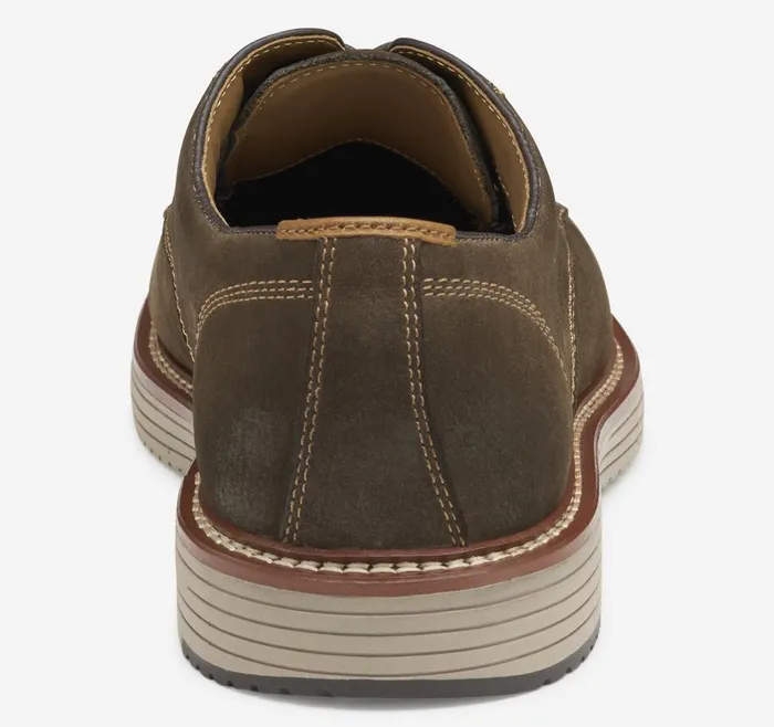 Johnston and Murphy Upton Plain Toe Dark Brown Nubuck Men LaceUps Johnston and Murphy Upton Plain Toe Dark Brown Nubuck Men LaceUps