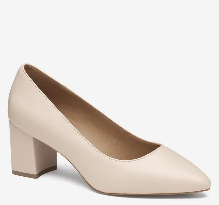 Johnston and Murphy Vicki Pump Blush Glove Leather Women Heels and Platform Wedges Johnston and Murphy Vicki Pump Blush Glove Leather Women Heels and Platform Wedges