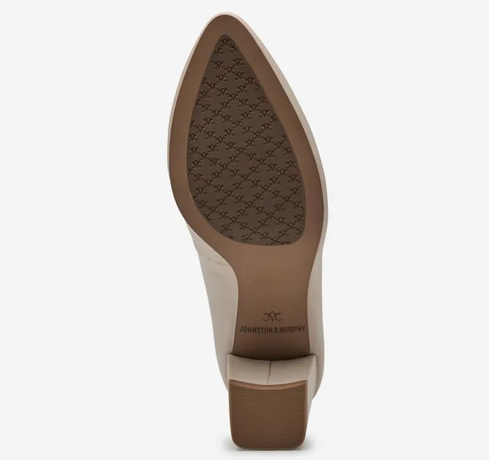Johnston and Murphy Vicki Pump Blush Glove Leather Women Heels and Platform Wedges Johnston and Murphy Vicki Pump Blush Glove Leather Women Heels and Platform Wedges