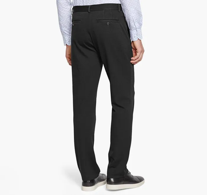 Johnston and Murphy XC Flex Knit Pants Black Solid Men Pants and Jeans Johnston and Murphy XC Flex Knit Pants Black Solid Men Pants and Jeans