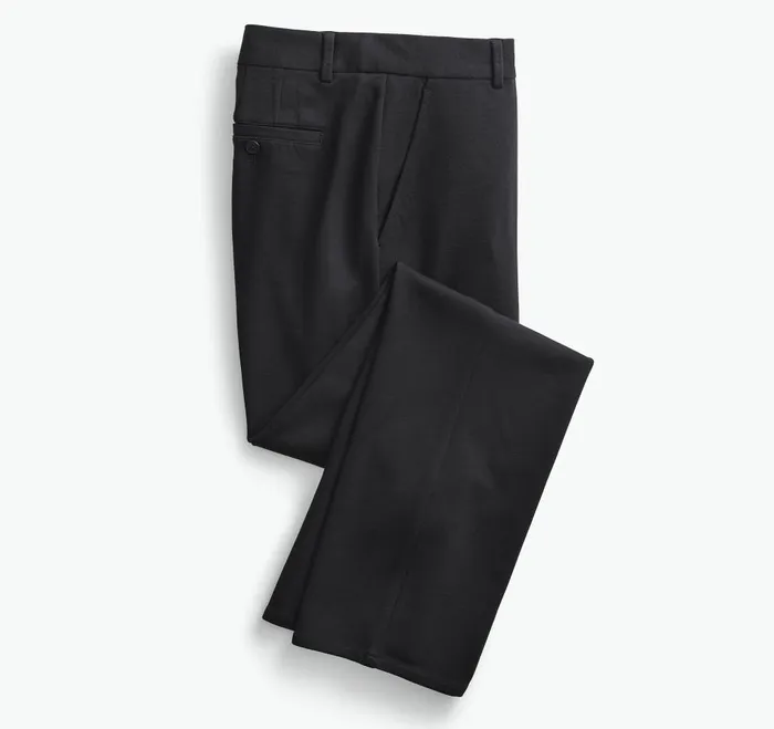 Johnston and Murphy XC Flex Knit Pants Black Solid Men Pants and Jeans Johnston and Murphy XC Flex Knit Pants Black Solid Men Pants and Jeans