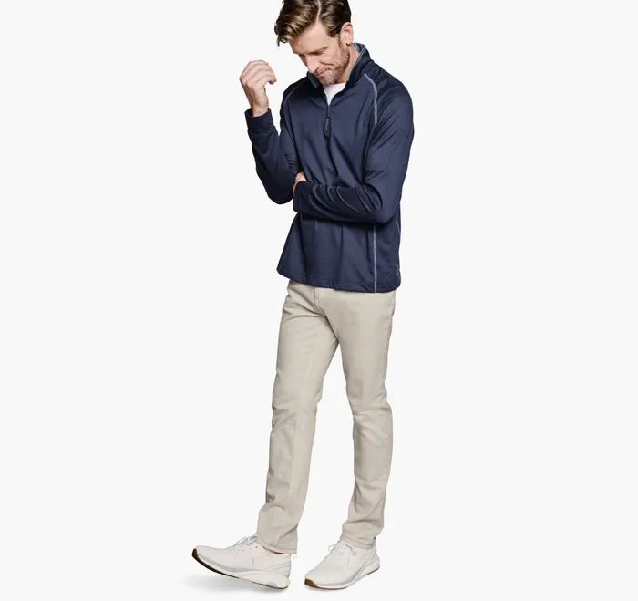 Johnston and Murphy XC4 Raglan QuarterZip Navy Men Sweaters and Knits Johnston and Murphy XC4 Raglan QuarterZip Navy Men Sweaters and Knits