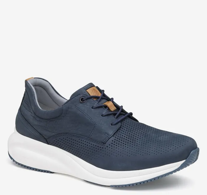 Johnston and Murphy XC4 TR3Luxe Hybrid Navy Waterproof Nubuck Men Sneakers