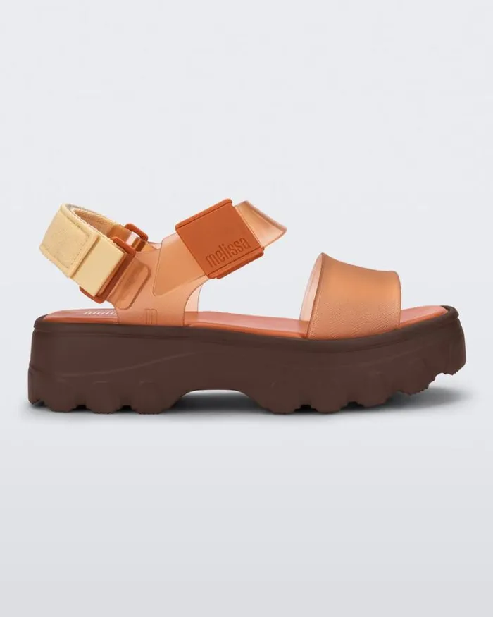 Kick Off Sandal Orangeclear Orange Women Melissa Sandals