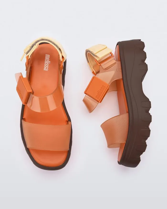 Kick Off Sandal Orangeclear Orange Women Melissa Sandals