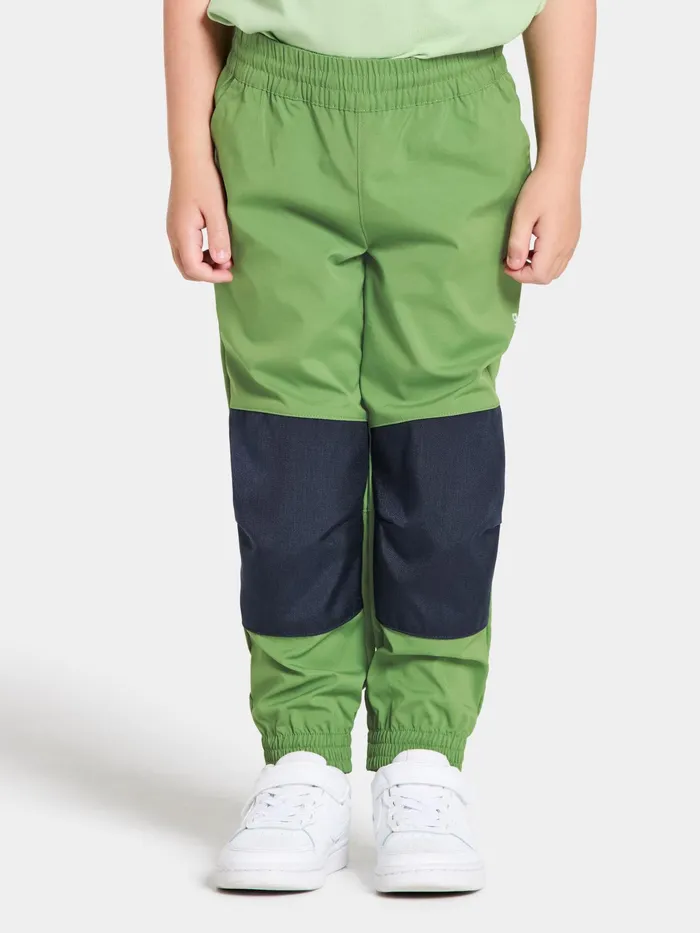Kids Flox Pants Algae Green Didriksons Waterproof Trousers