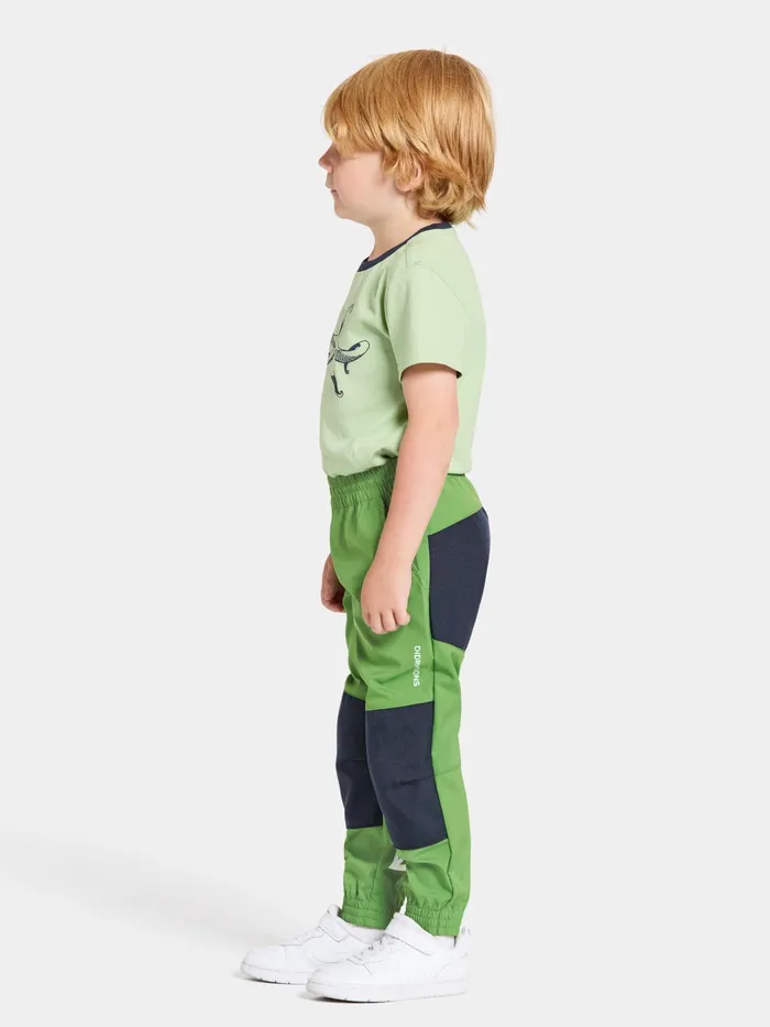 Kids Flox Pants Algae Green Didriksons Waterproof Trousers