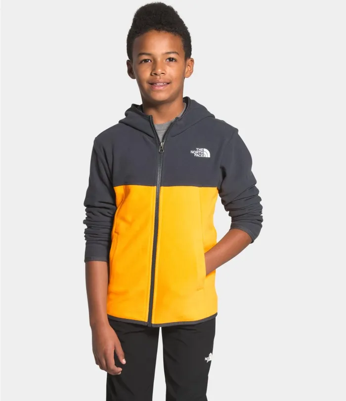 Kids Glacier Full Zip Hoodie Summit Gold The North Face Jackets and Vests