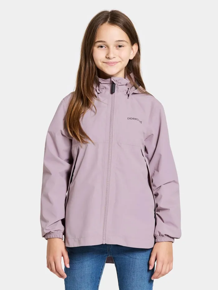 Kids Meliss Jacket Dusty Lilac Didriksons Spring Jackets