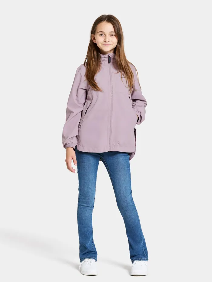 Kids Meliss Jacket Dusty Lilac Didriksons Spring Jackets