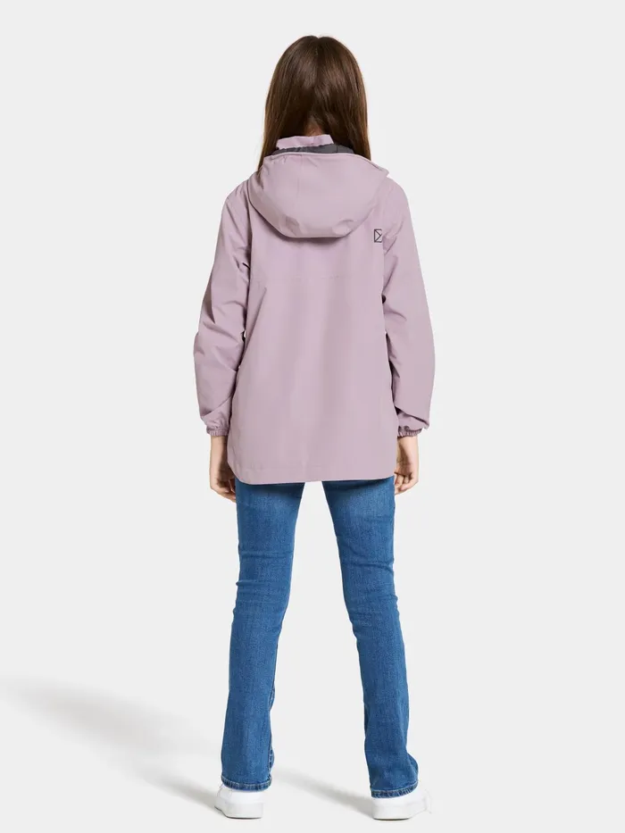 Kids Meliss Jacket Dusty Lilac Didriksons Spring Jackets