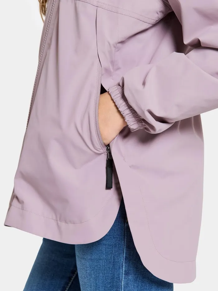 Kids Meliss Jacket Dusty Lilac Didriksons Spring Jackets
