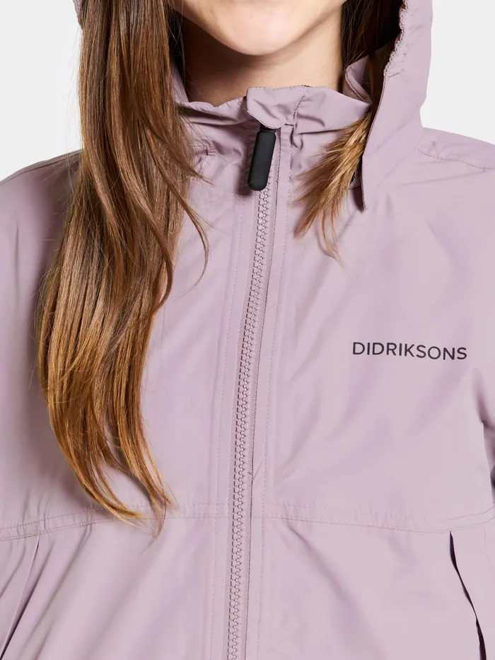 Kids Meliss Jacket Dusty Lilac Didriksons Spring Jackets