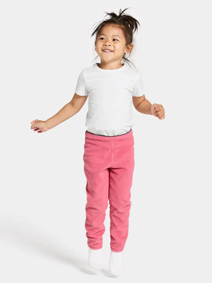 Kids Monte Pants Dusty Azalea Didriksons Fleece Joggers