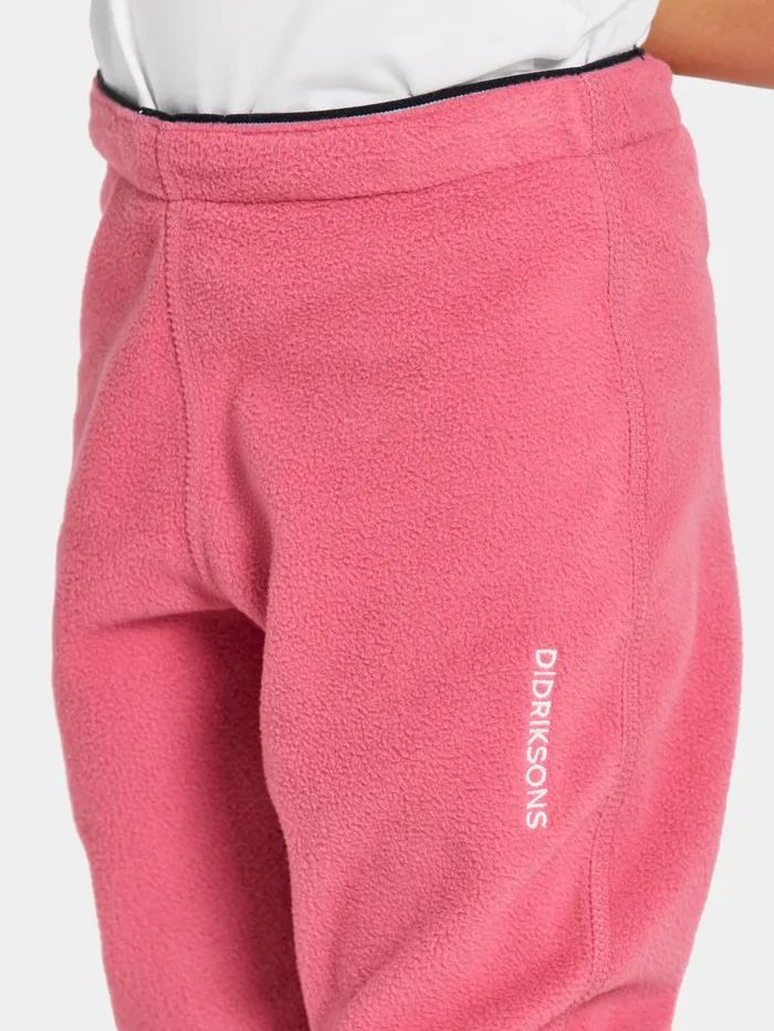 Kids Monte Pants Dusty Azalea Didriksons Fleece Joggers