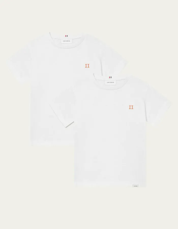 Kids Nrregaard TShirt Kids 8211 2PACK 8211 Black Les Deux Tops
