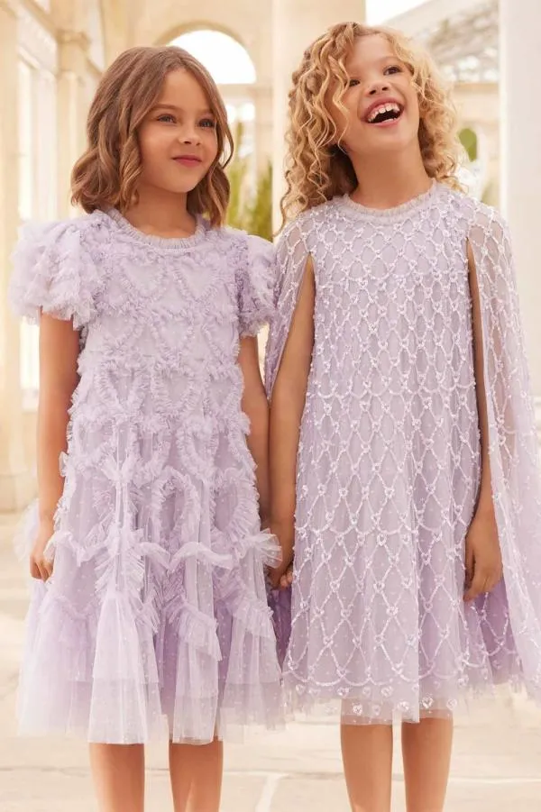 KIDS Needle and Thread Amorette Kids Dress Purple