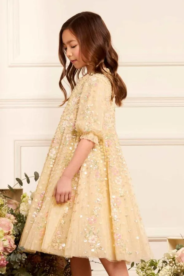 KIDS Needle and Thread Confetti Kids Dress Yellow