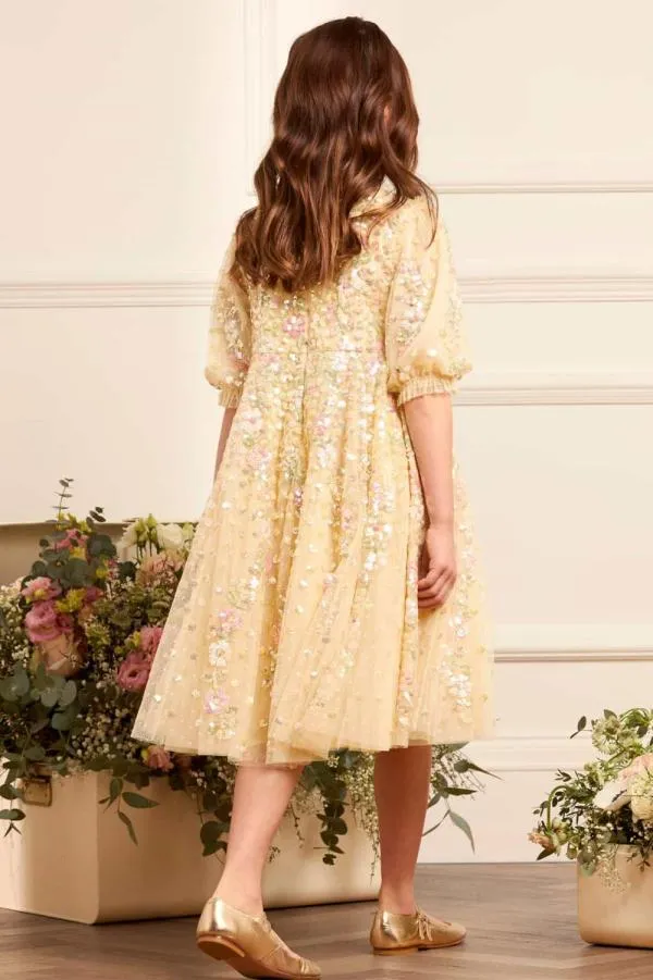 KIDS Needle and Thread Confetti Kids Dress Yellow