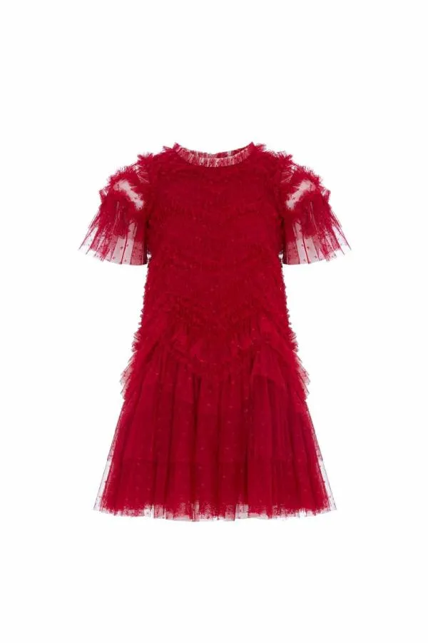 KIDS Needle and Thread Elia Kids Dress Red KIDS Needle and Thread Elia Kids Dress Red