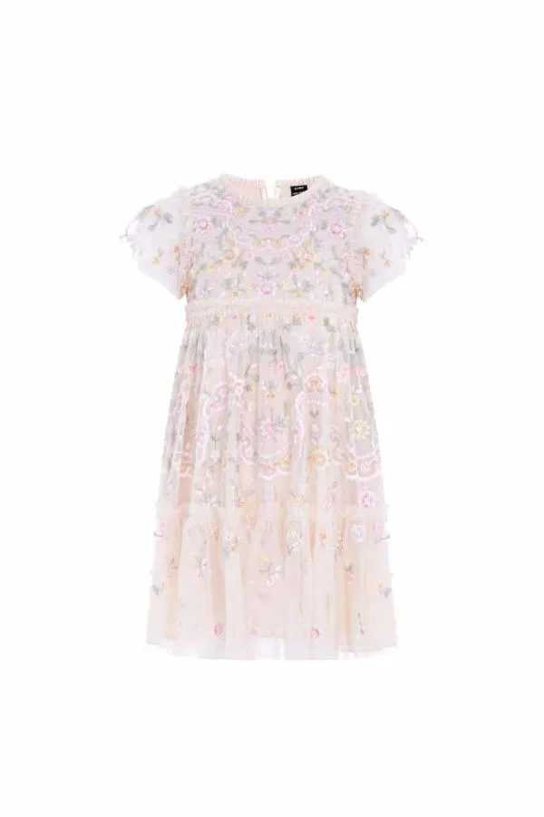 KIDS Needle and Thread Garden Delight Kids Dress Champagne