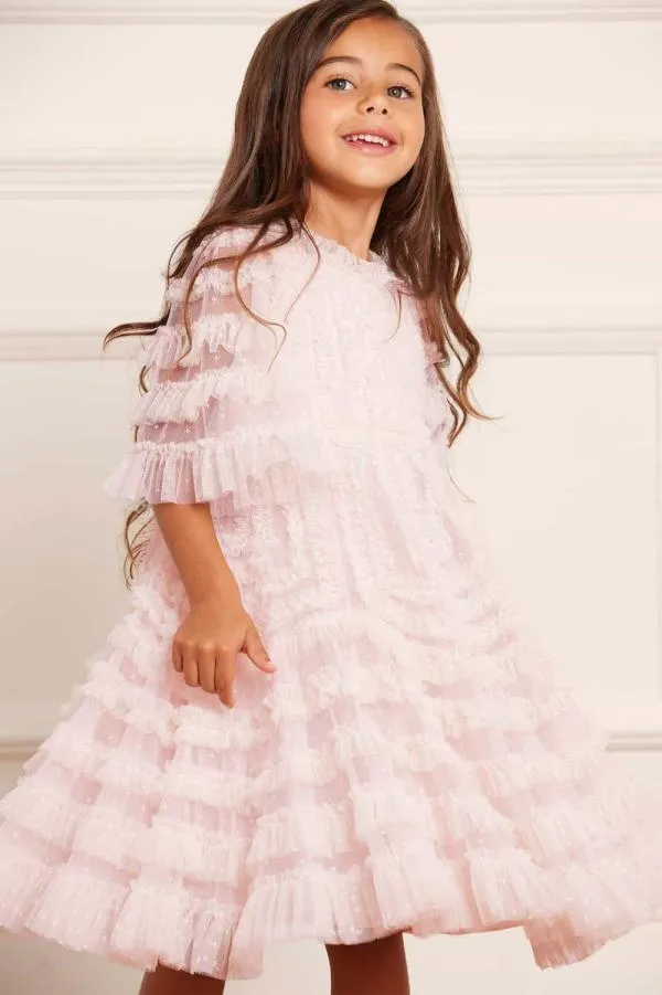 KIDS Needle and Thread La Vie En Rose Kids Dress Pink KIDS Needle and Thread La Vie En Rose Kids Dress Pink
