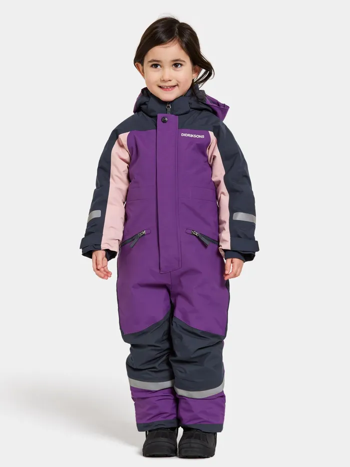 Kids Neptun Coverall Royal Purple Didriksons