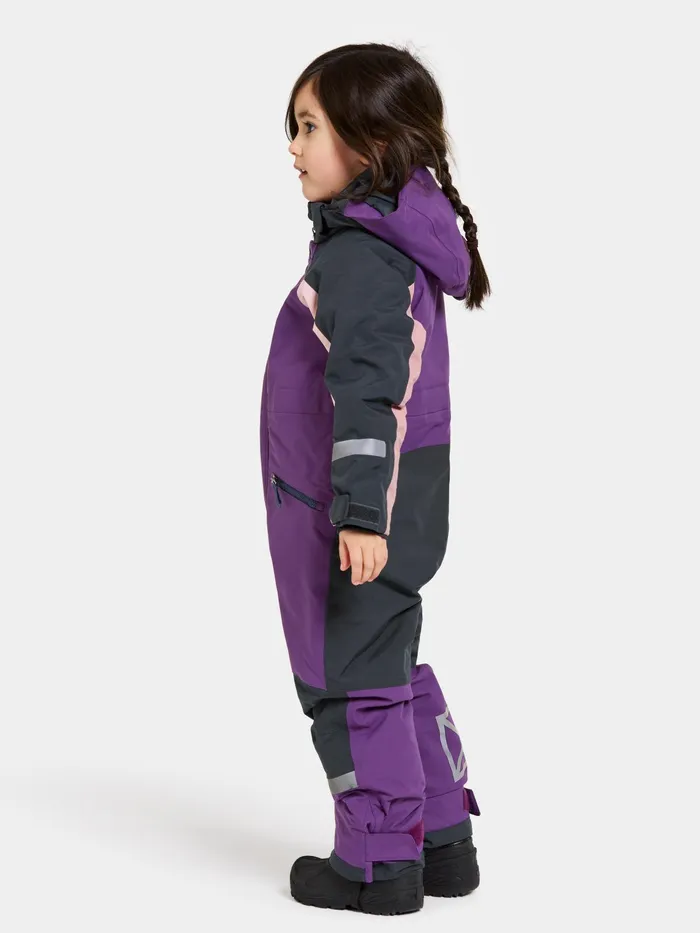 Kids Neptun Coverall Royal Purple Didriksons
