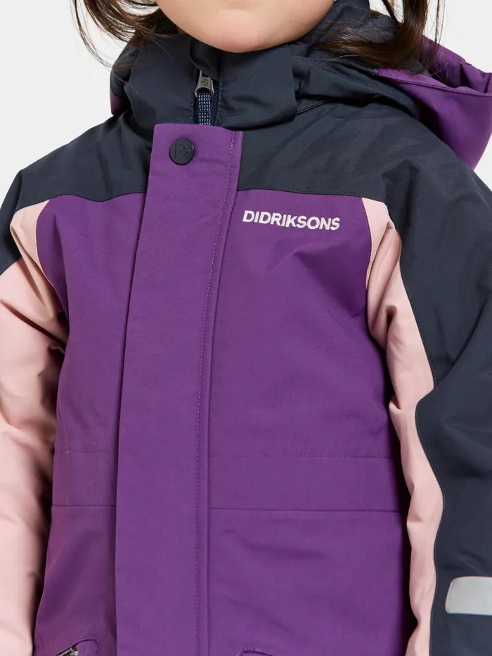 Kids Neptun Coverall Royal Purple Didriksons