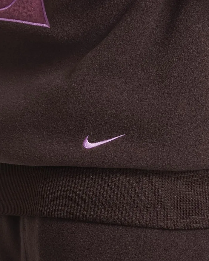 Kids Nike All Clothing ACG Icon Fleece Polartec 039Wolf Tree039 Earthrosewoodfaded Sprucerush Fuchsia
