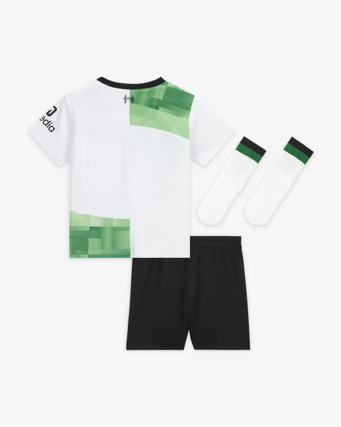 Kids Nike All Clothing Liverpool FC 202324 Away Whitegreen Sparkblack