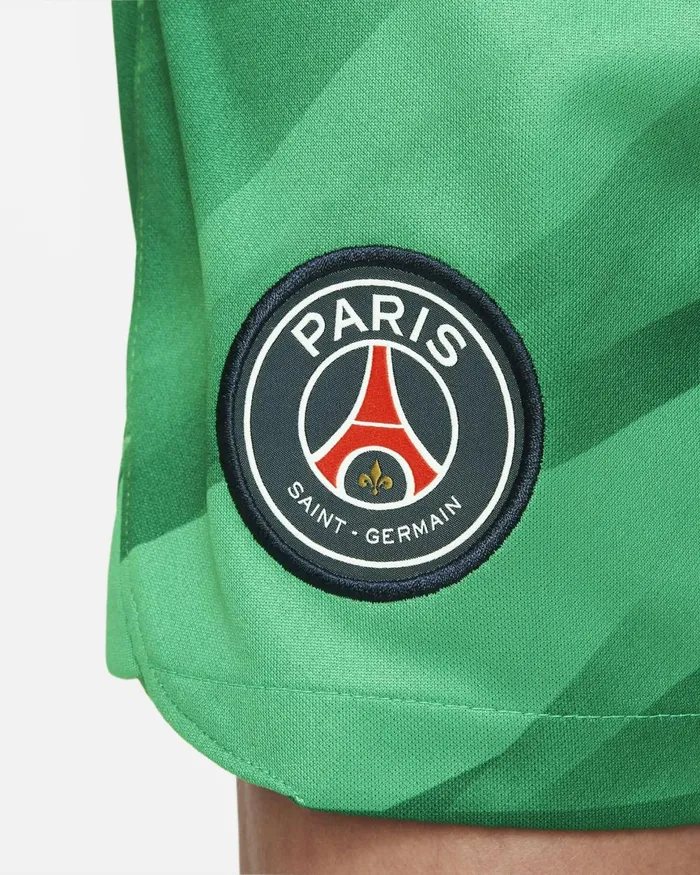 Kids Nike All Clothing Paris SaintGermain 202223 Stadium Goalkeeper Stadium Greenmalachitewhite
