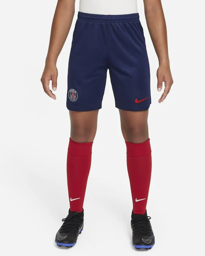 Kids Nike All Clothing Paris SaintGermain 202324 Stadium HomeAway Midnight Navyuniversity Red
