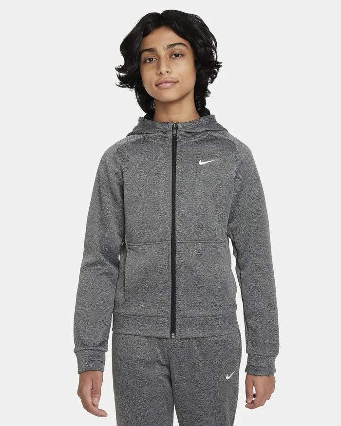 Kids Nike All Clothing ThermaFIT Blackwhite