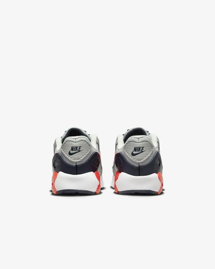 Kids Nike All Shoes Air Max 90 LTR Light Smoke Greydark Obsidianphantombright Crimson