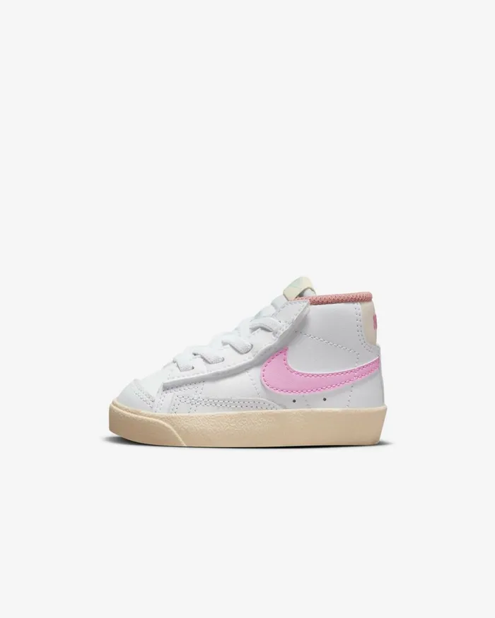 Kids Nike All Shoes Blazer Mid 03977 Whiteguava Icejade Ice