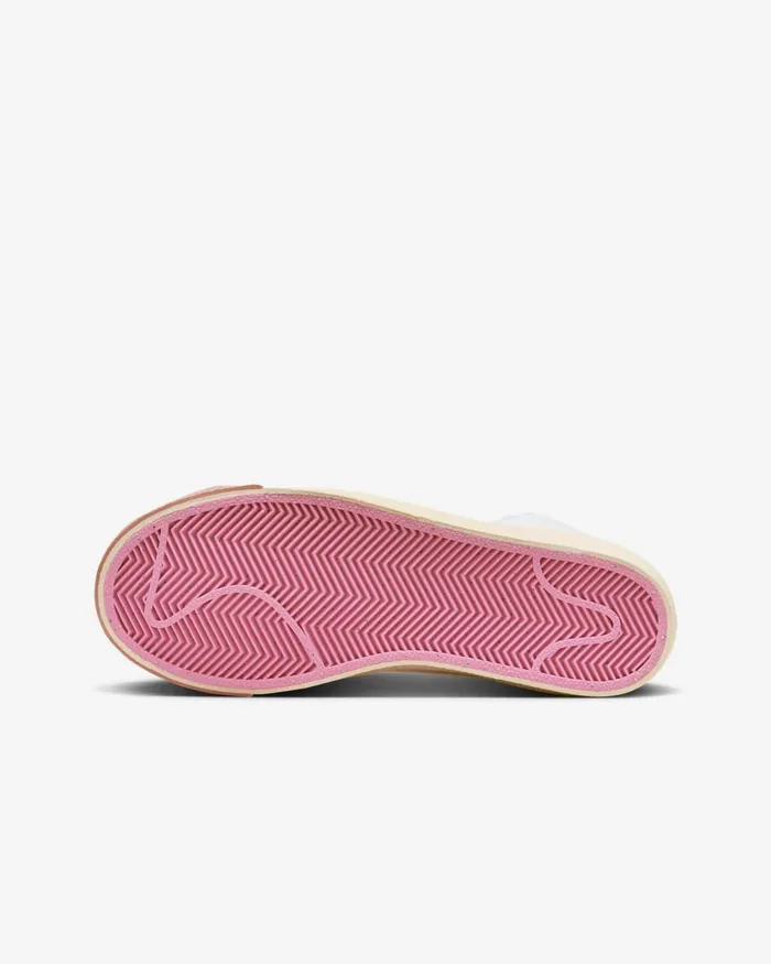 Kids Nike All Shoes Blazer Mid 03977 Whiteguava Icejade Ice