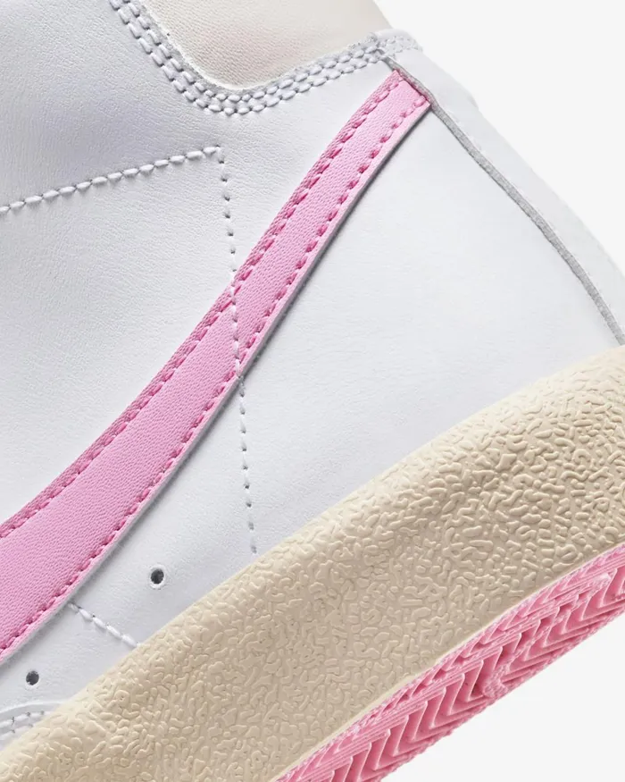 Kids Nike All Shoes Blazer Mid 03977 Whiteguava Icejade Ice