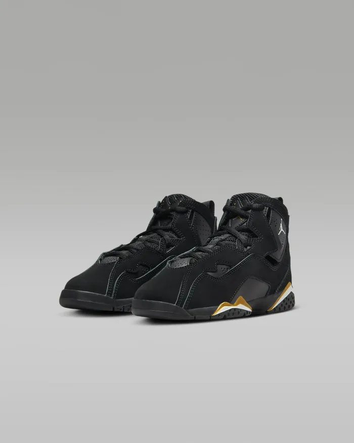 Kids Nike Jordan Jordan True Flight Blackmetallic Goldwhite
