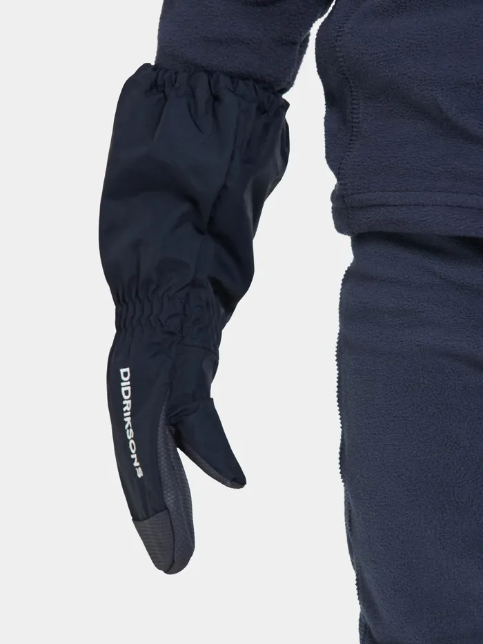 Kids Shell Gloves Navy Didriksons Gloves and Mittens