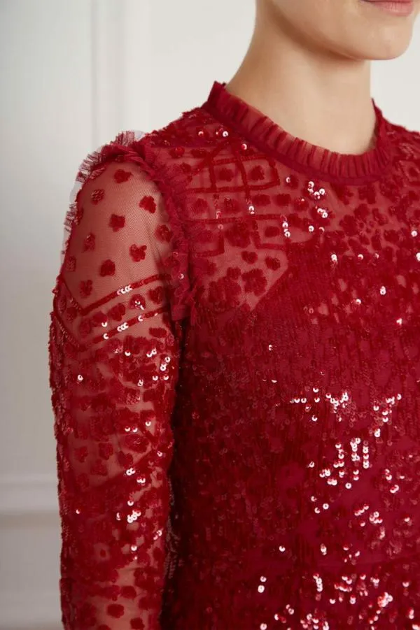 KIDSWomen Needle and Thread Aurora Ballerina Dress Red KIDSWomen Needle and Thread Aurora Ballerina Dress Red