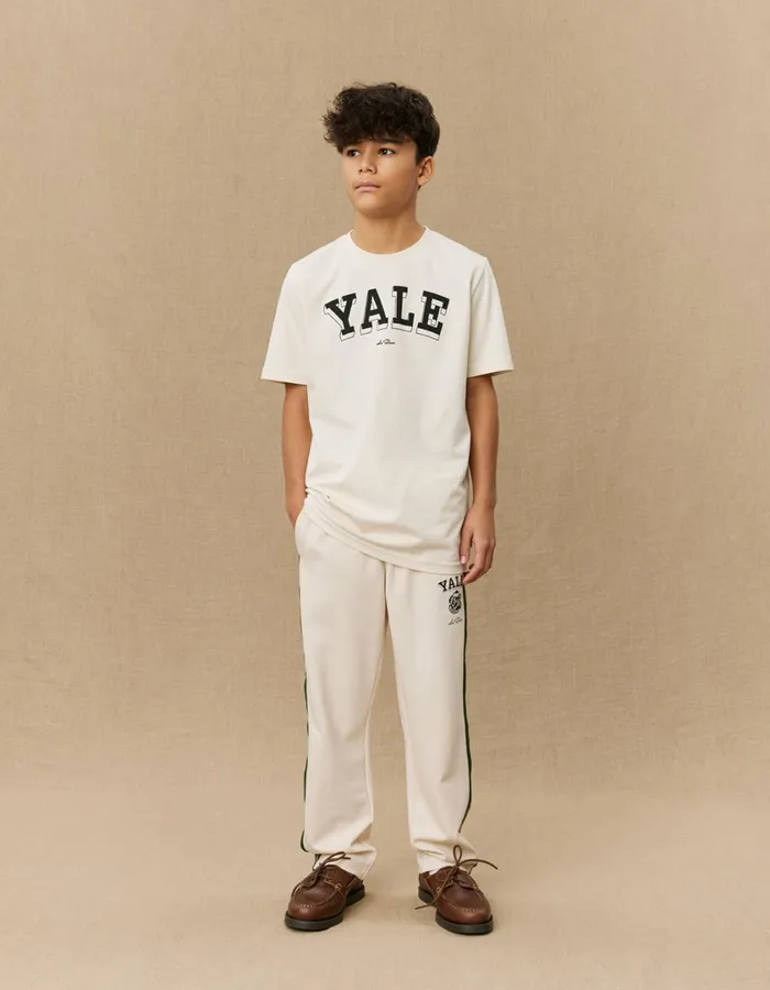 Kids Yale College TShirt KIDS 8211 IvoryBlack Les Deux Yale